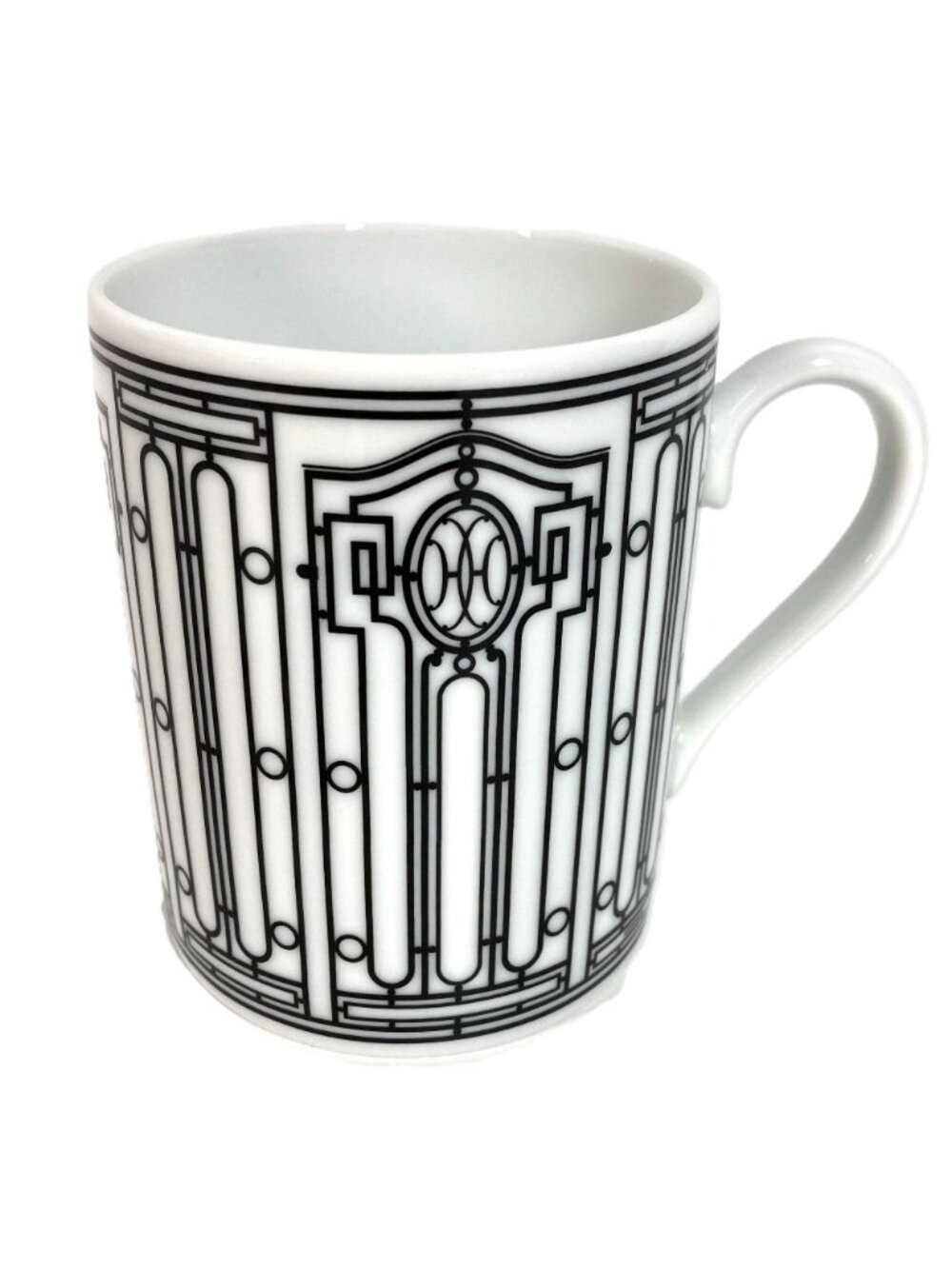 Hermes Mug Deco Ceramic White